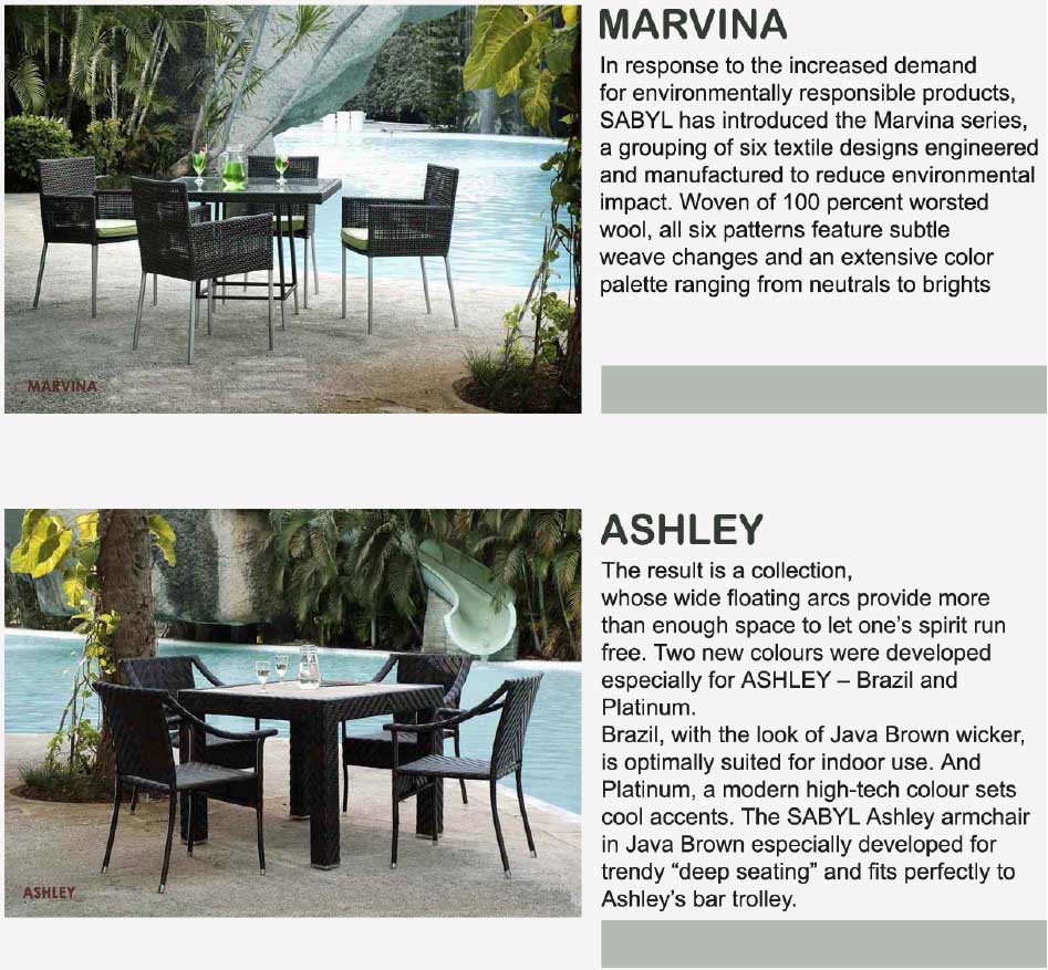 Marvina and Ashley - synthetic rattan